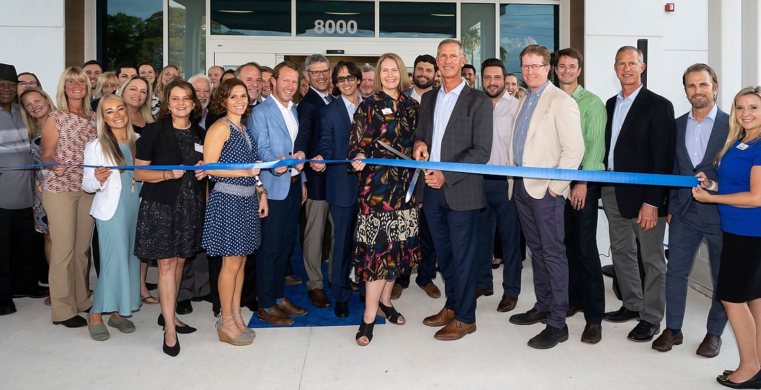 The Coastal Orthopedics team at the grand opening in May. (Photo courtesy of Cliff Roles)
