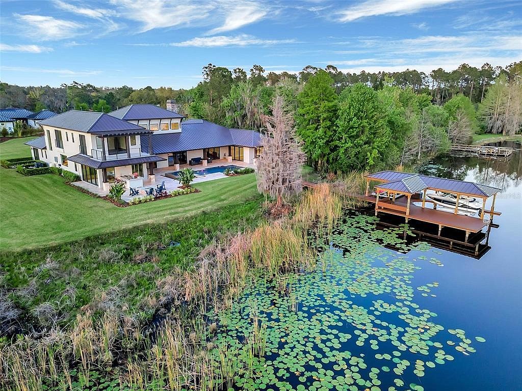 The home at 9226 Charles E. Limpus Road, Orlando, sold June 6, for $4 million. This estate features one-of-a-kind frontage on the Butler Chain of Lakes and blends nature and design to create a resort experience.Â realtor.com