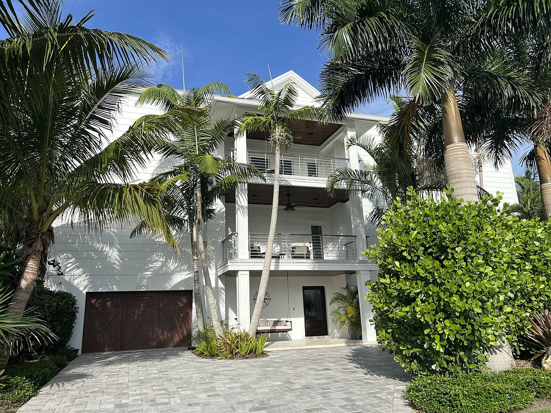 The home at 3303 Gulf of Mexico Drive is the highest sale of the year at $13.75 million.
