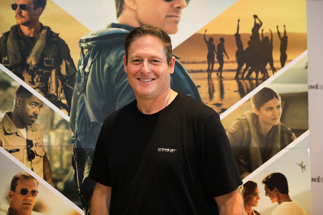 Brian Ferguson recently attended a screening of the new "Top Gun: Maverick" film with family in Sarasota.