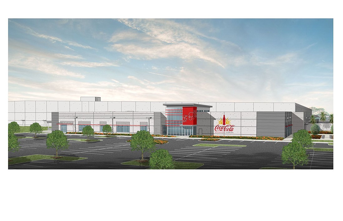 Construction has started on Coke Florida&#39;s new $250 million facility in Tampa. It is expected to take two to three years. (Courtesy photo)