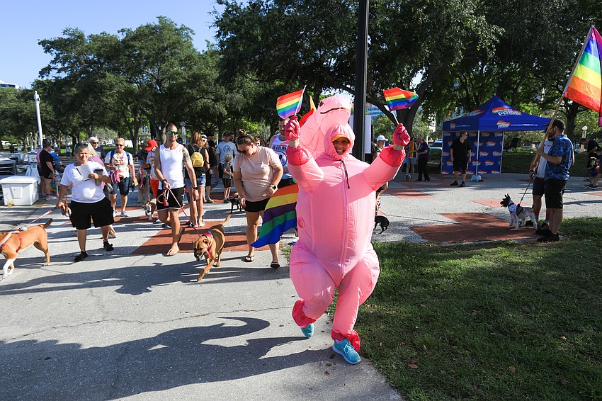 Jennifer Morgan leads the parade.