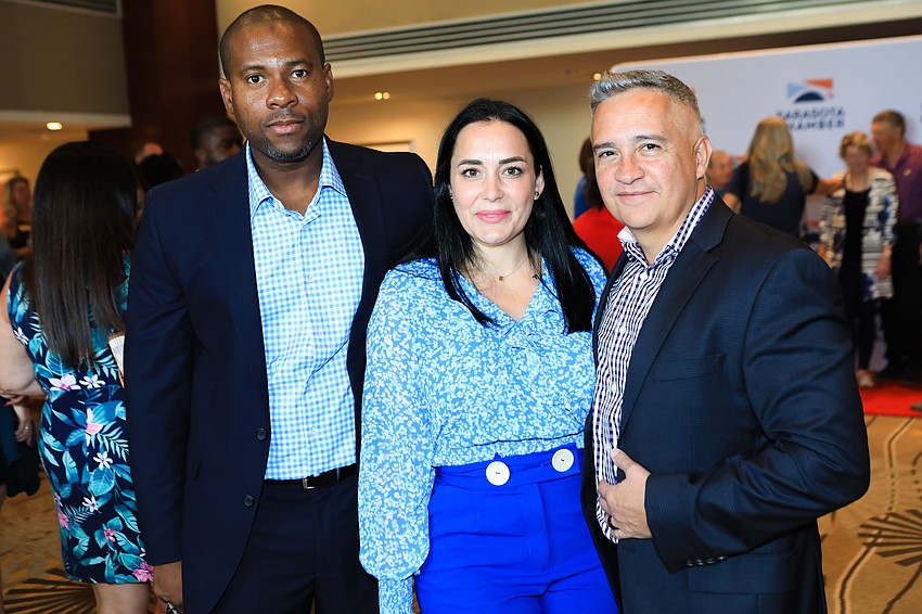 Brian Harris, Saidy Barredo and Manny Aguilar