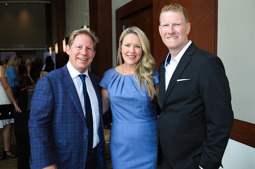 Paul Allen with Heather and Glenn Beckwith