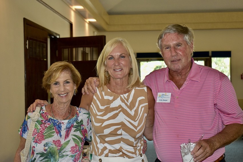 Jan Wallace, Joan Sherry and Andy Sawyer