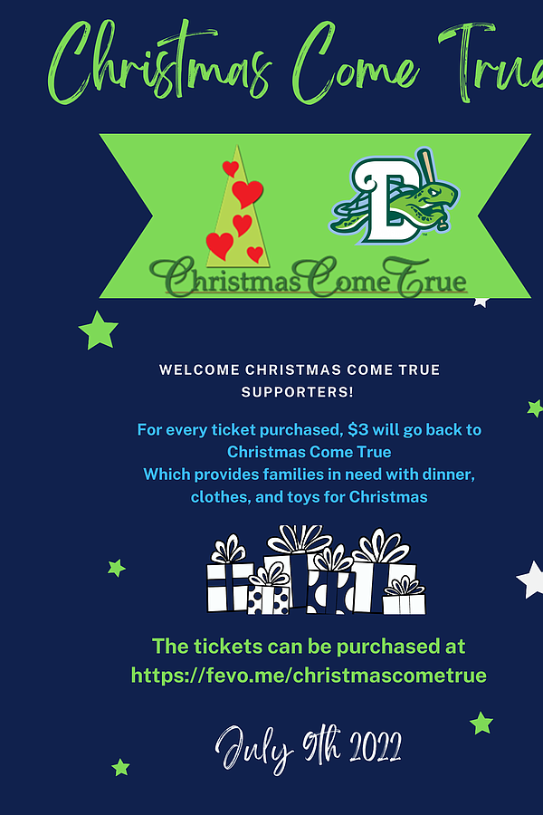 Christmas Come True to benefit from ticket sales for upcoming Tortugas  baseball game, Observer Local News
