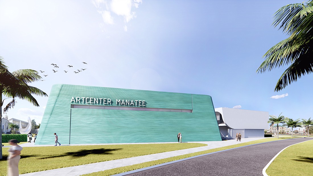 An artist&#39;s rendering of the future ArtCenter Manatee facility. (Courtesy image)