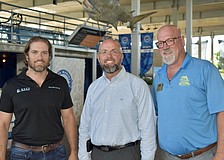 Jimmy Reed, William McLaughlin and Lynn Horne