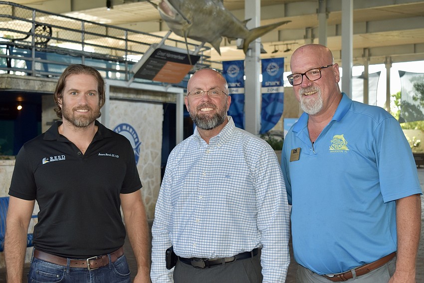 Jimmy Reed, William McLaughlin and Lynn Horne