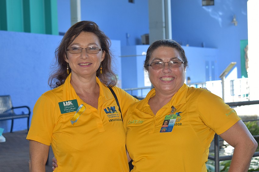 Irina LaRose and Debbie Shaffer are recruiting more chamber ambassadors.