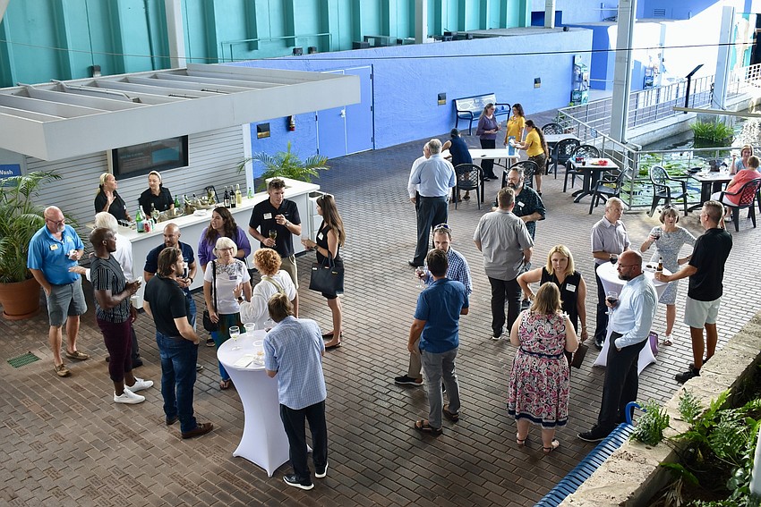 Chamber members wined, dined and networked at Mote on June 28.