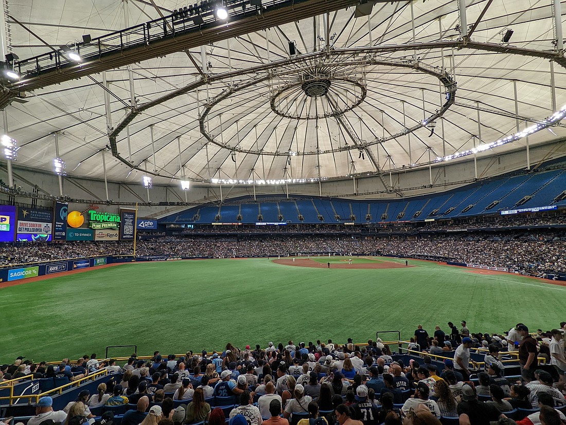 Wikimedia/Vmartin12. The Tampa Bay Rays&#39; lease at Tropicana Field expires in 2027.