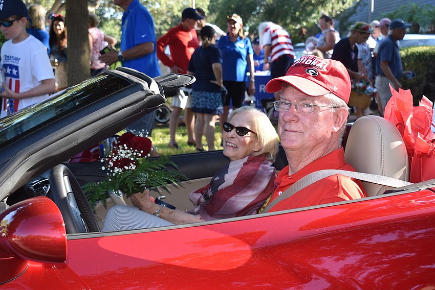 Grand Marshal Lisa Walsh and Steve Branham