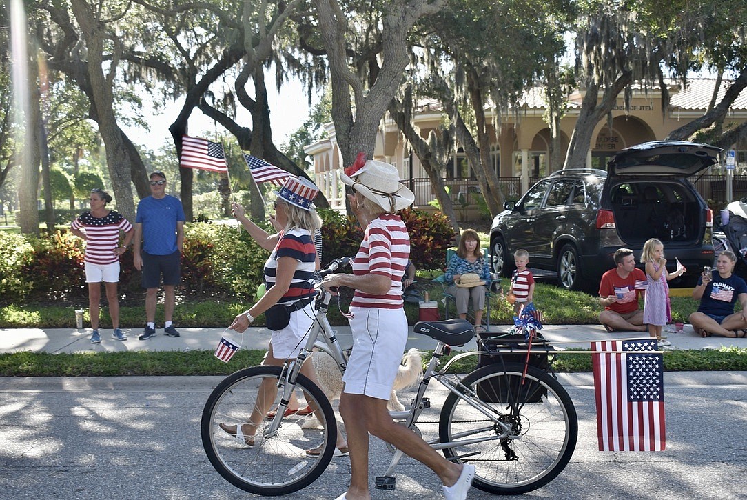In the 2022 parade, the Longboat Key Island Chapel had a car and a bike.
