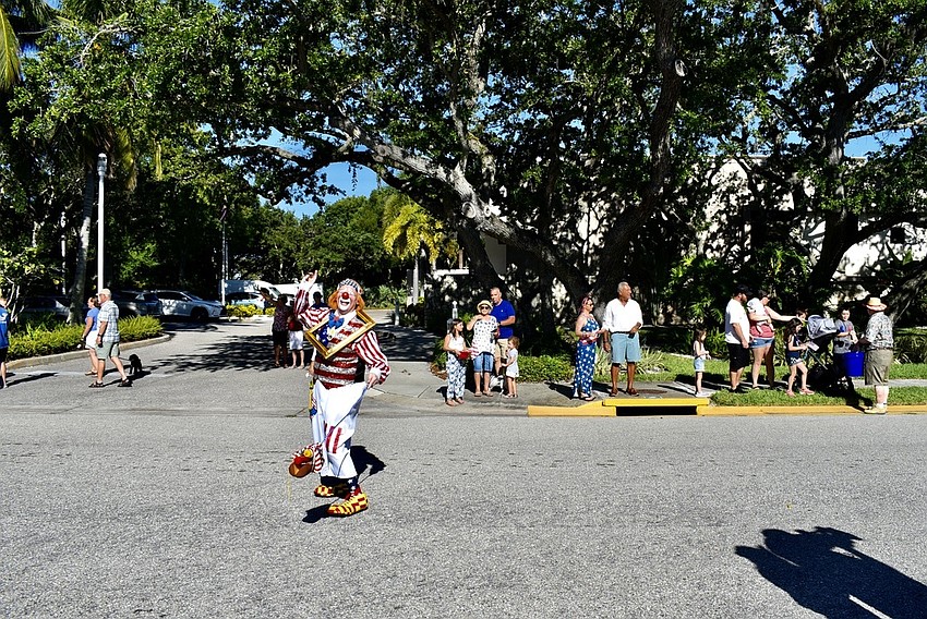 ChuckO entertains the crowd.