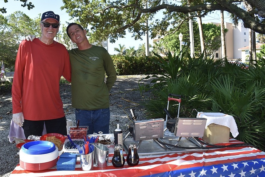Robbie Ball and Robbie Ball, the father and son owners of the Blue Dolphin