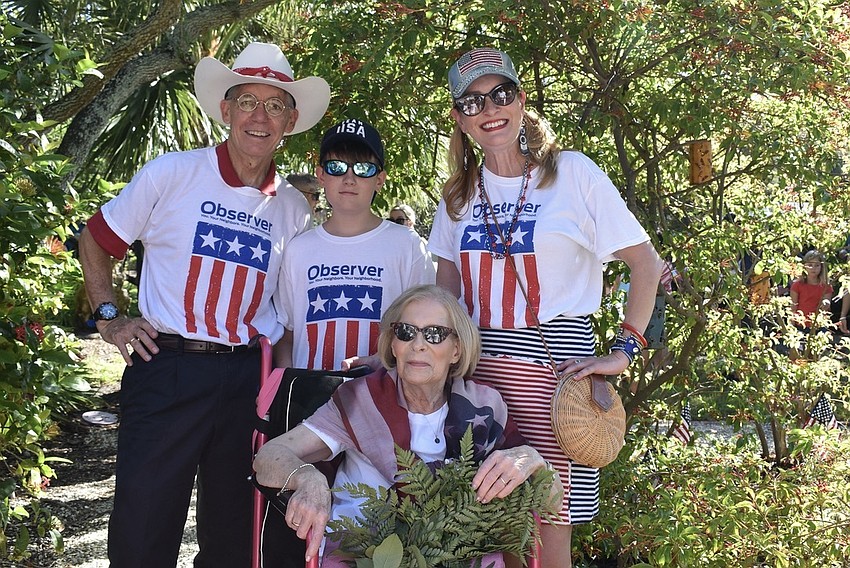 Matt, Rhys, Lisa and Emily Walsh