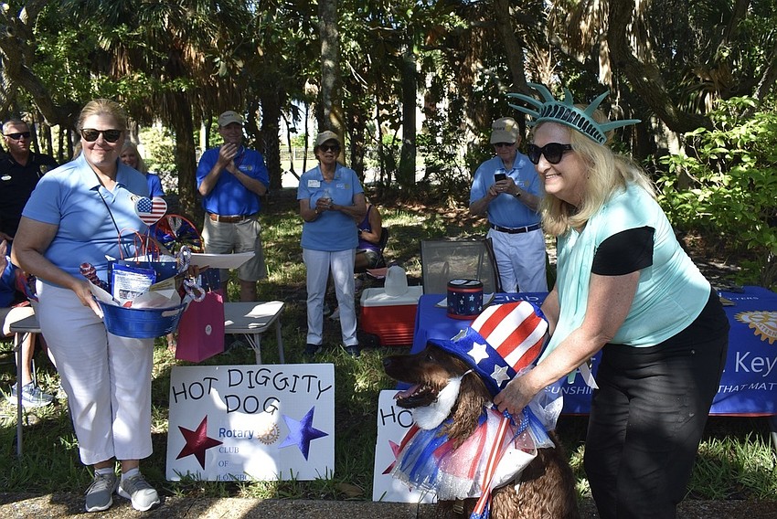 Tully wins Most Patriotic Costume.