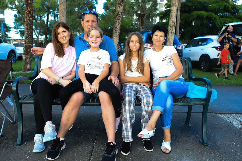 Kristin, Kevin, Isabelle and Victoria Wagler with Tatiana Biliavskay