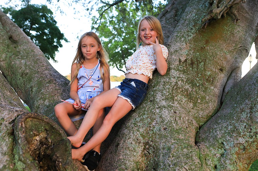 Olivia Mines and Avery Green