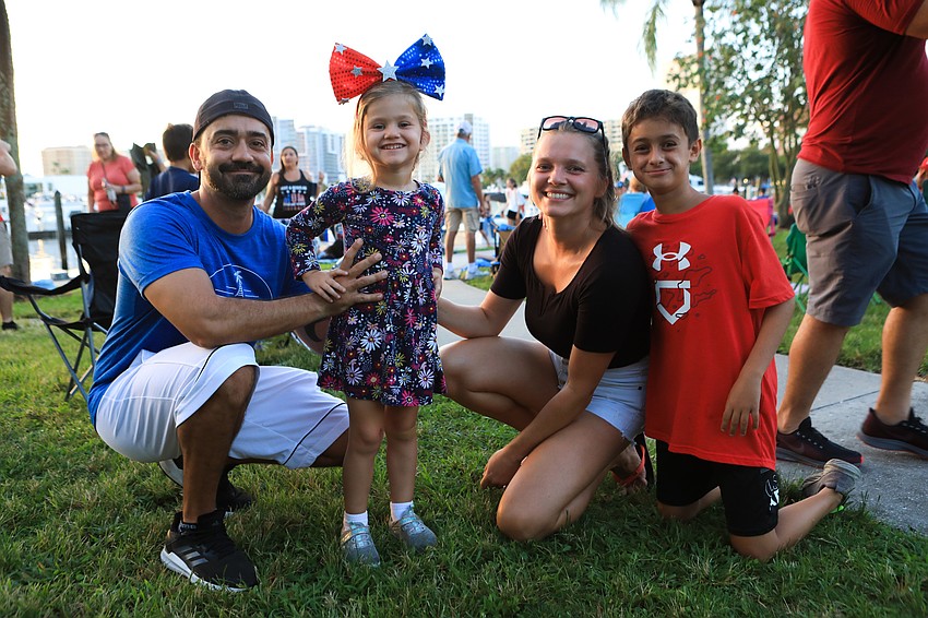 Rafael Pala, Sofia Pala, Alexa Kostel and Nicholas Pala