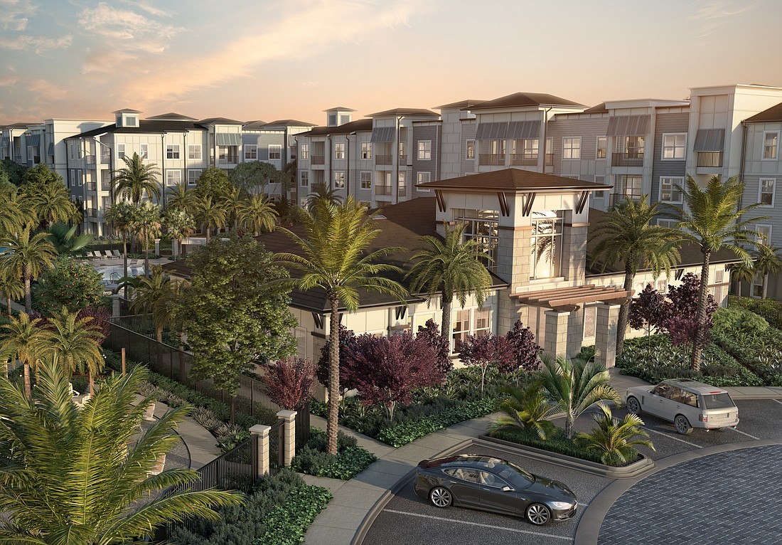 Aventon Companies is building a 360-unit luxury apartment project at 11849 Palm Bay Parkway in South Jacksonville.