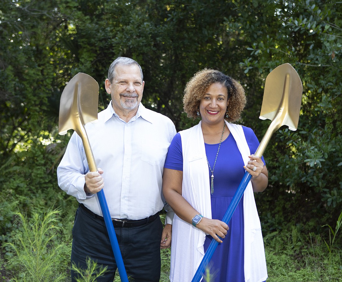 Michael J. Morina, executive director, and Vanessa Josey, chief operating officer, of Florida Home Partnership an organization that develops affordable housing in rural communities. (Photo by Mark Wemple)