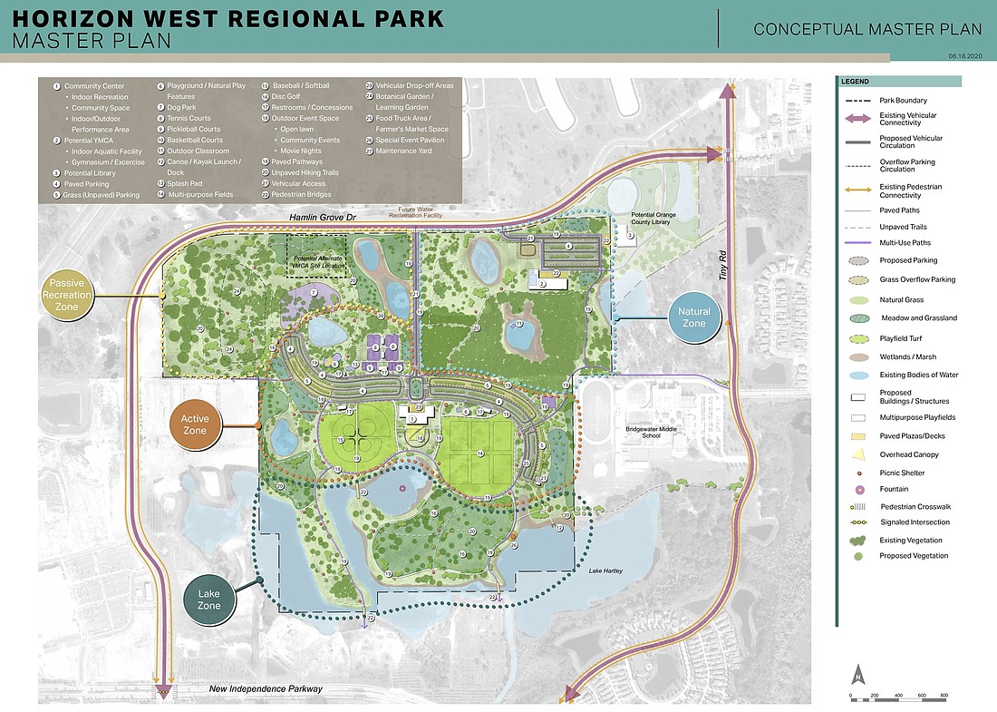 The Horizon West Regional Park will provide potential event space to the rapidly growing community.