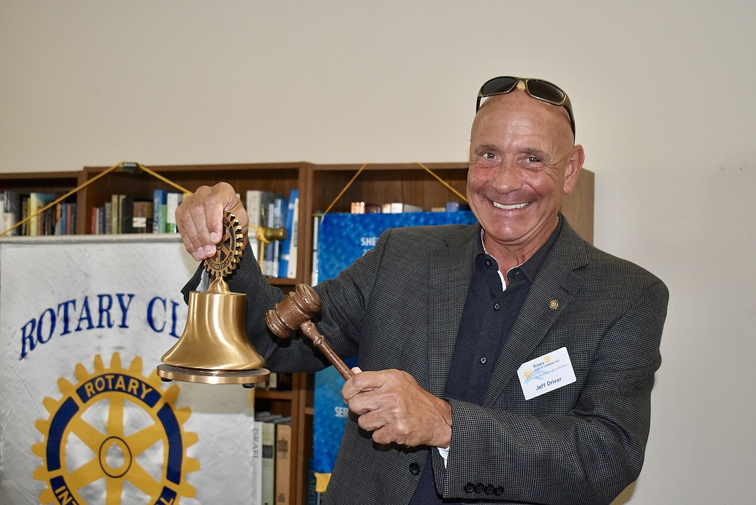 As of July 1, Jeff Driver is the new Rotary president.