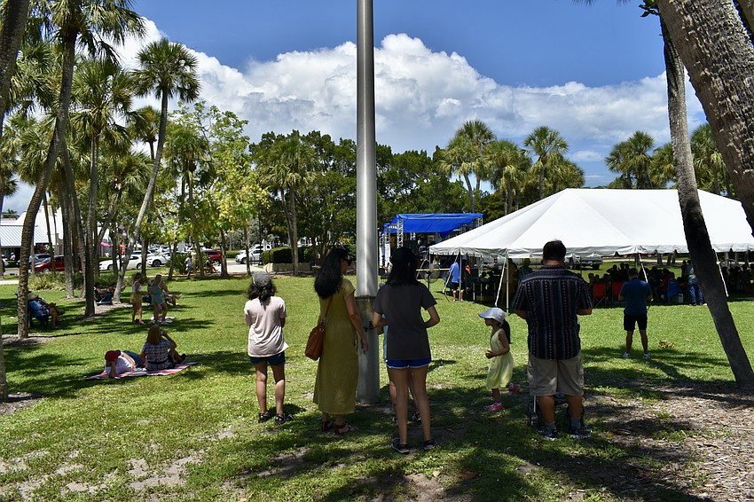 St. Armands Circle Park's first concert in a summer series on July 9.