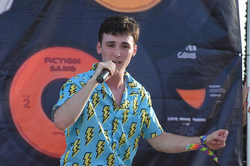 Florida Studio Theatre's Harry Shaull loves the Motown songs. 