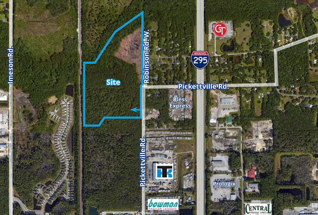 Lincoln Property wants to develop a 302,000-square-foot warehouse on land it bought along Pickettville Road in West Jacksonville.