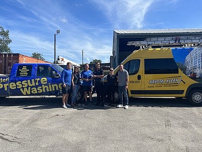 Under Pressure Washing, a Bradenton-based company, was recently acquired by Krystal Klean. (Courtesy photo)