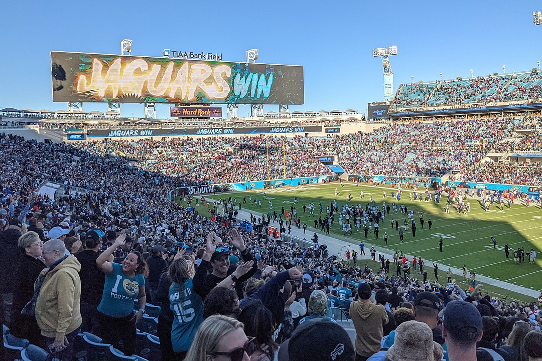 Where can you find shade at a Jacksonville Jaguars game?