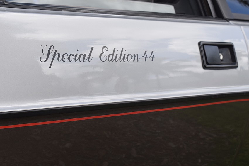 Owners show off custom details at the car show.