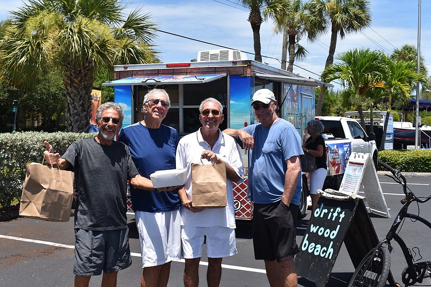 Conrad Panza, Steve Cohen, Larry Panza and Eric Bell. (Photos by Lesley Dwyer)