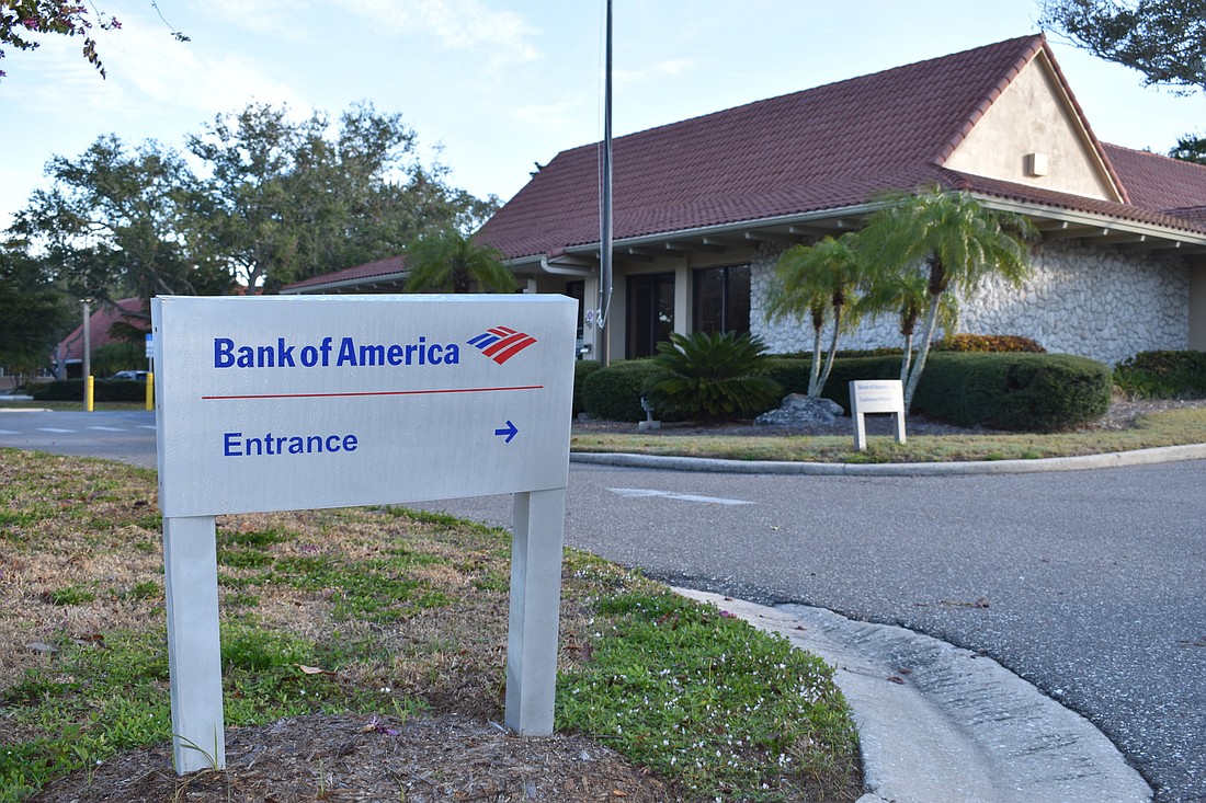Longboat Key&#39;s Bank of America branch reopened for in-person banking on June 27. It&#39;s open from 10 a.m. to 4 p.m. weekdays. (File)