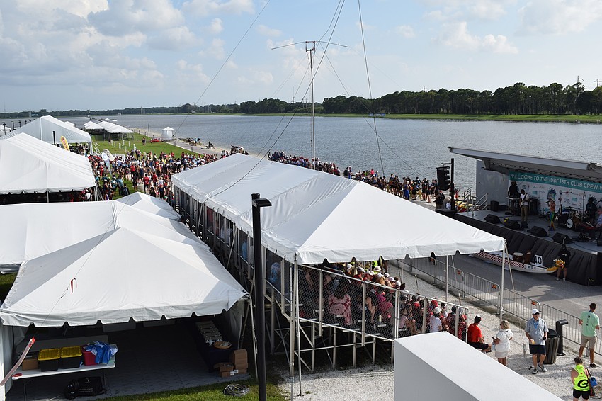 Approximately 3,000 paddlers and their fans are expected to pack Nathan Benderson Park all week through Sunday's closing day.