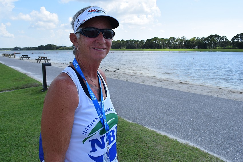 Vanessa Burns, who lives on Anna Maria Island and paddles for Nathan Benderson Park's teams, says it is exciting to see paddlers from all over the world converge on the park.
