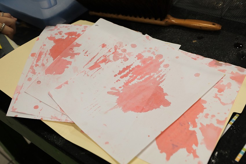 Students learned how to use forensic tools to investigate 