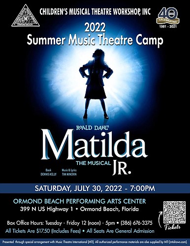 See "Matilda, Jr." at the Ormond Beach Performing Arts Center. Courtesy photo