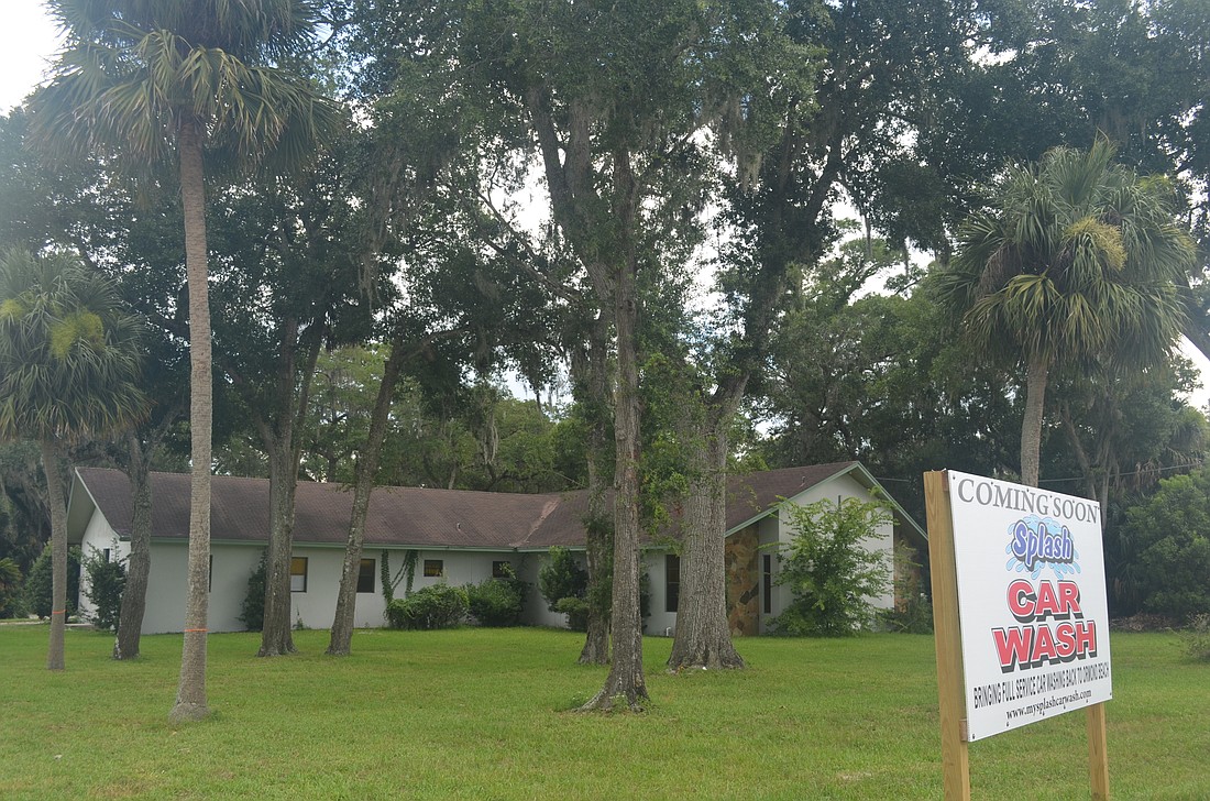 A former church site is set to become new full-service car wash in Ormond Beach. Photo by Mia Striegel