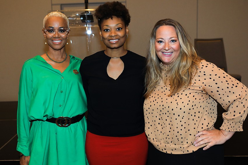 Founder Brook Bello, Shavon Reed-Agard and Executive Director Dawn Sakes