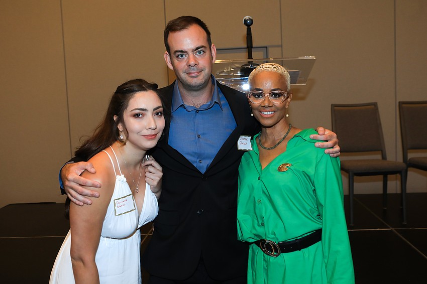 Danielle Caroli, honoree Chance Glasco and founder Brook Bello