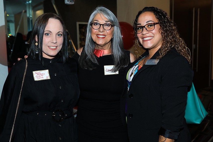 Sandy Skelaney, Connie Rose and Nilda Otero