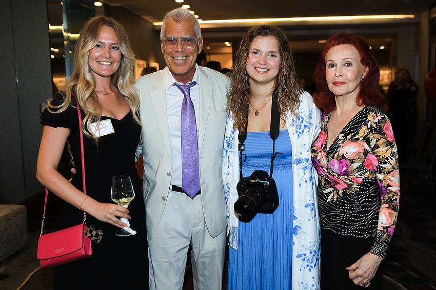 Rebekah Atlakson with Rich, Amy and Eileen Schineller