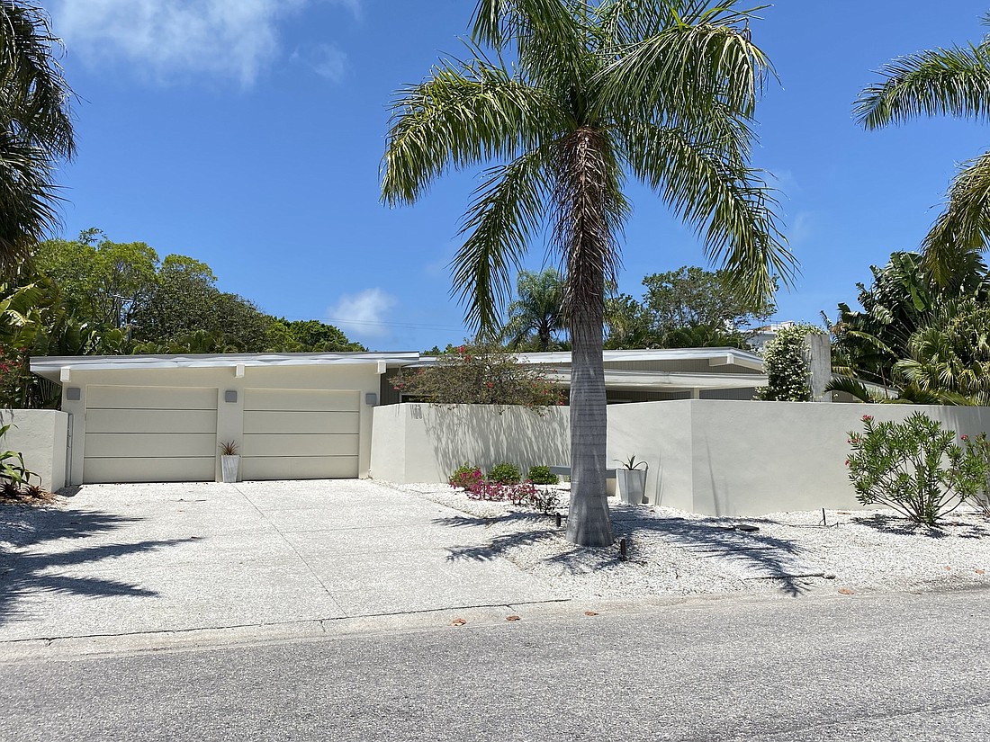 The home at 1125 Center Place on Lido Key was built in 1960. It has four bedrooms, three baths, a pool and 2,371 square feet of living area. (Photo courtesy Lisa Rooks Morris, Premier Sotheby&#39;s International Realty)