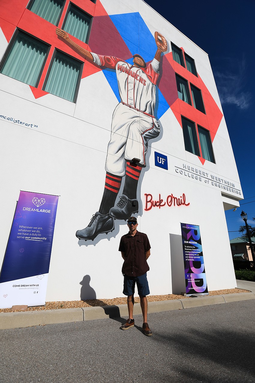 Matthew McAllister spent around a month working on the piece.