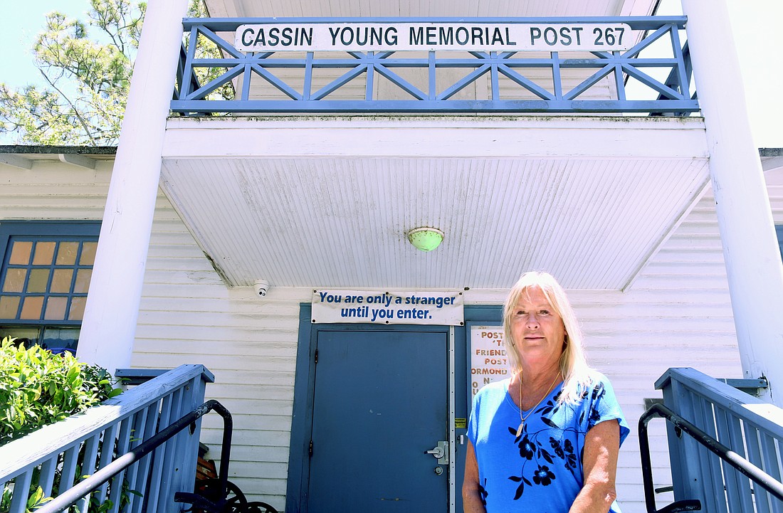 Suzanne Oliver first joined the American Legion Post 267 in 2021. Photo by Jarleene Almenas