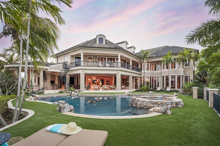 The home offers about 12,000 square feet.